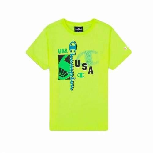 Muška Majica Kratkih Rukava Champion Crewneck  Svetlozelený Cijena