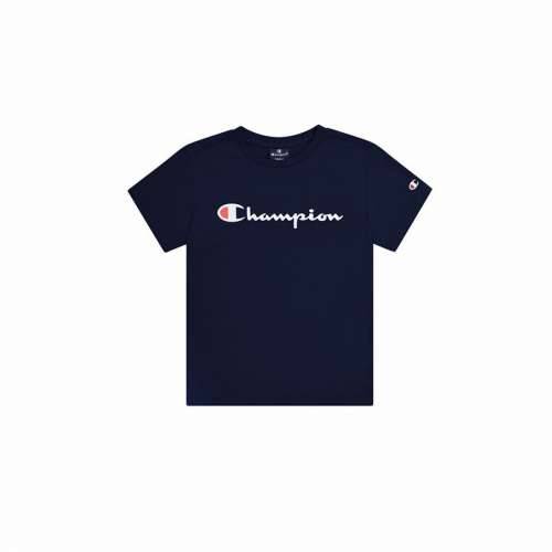Dječje Majica Kratkih Rukava Champion Crewneck Plava Cijena