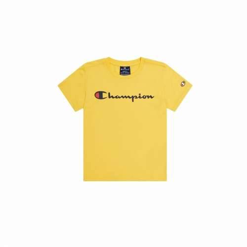 Dječje Majica Kratkih Rukava Champion Crewneck Rumena Cijena