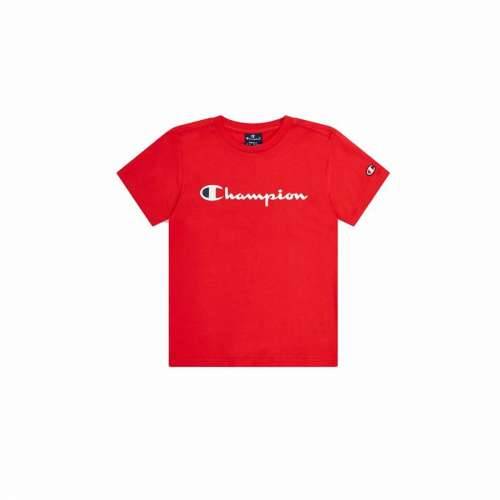 Dječje Majica Kratkih Rukava Champion Crewneck Crvena Cijena