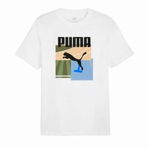 Muška Majica Kratkih Rukava Puma GRAPHICS Summer Bijela Cijena