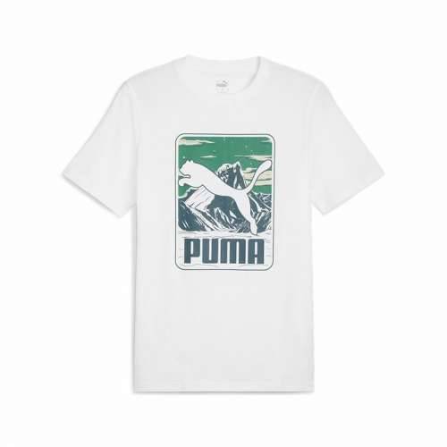 Muška Majica Kratkih Rukava Puma GRAPHICS Mountain Bijela Cijena