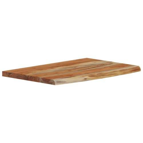 Zidna polica 50x30x2,5 cm pravokutna bagremovo drvo živi rub - Prirodna 50 x 30 x 2.5 cm 1 Masivno bagremovo drvo Cijena