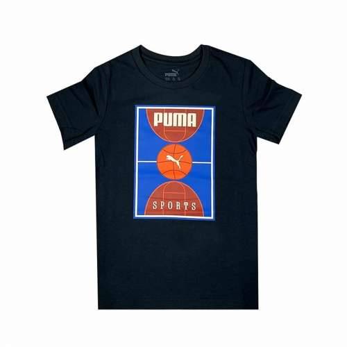 Dječje Majica Kratkih Rukava Puma Bppo Basket Blank Ba Crna Cijena