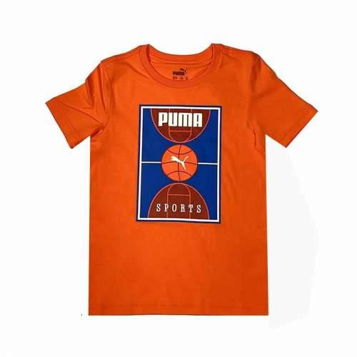 Dječje Majica Kratkih Rukava Puma Bppo Basket Blank Ba Oranžna Cijena