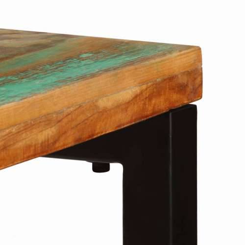 Konzolni stol 120 x 35 x 76 cm masivno obnovljeno drvo i čelik Cijena