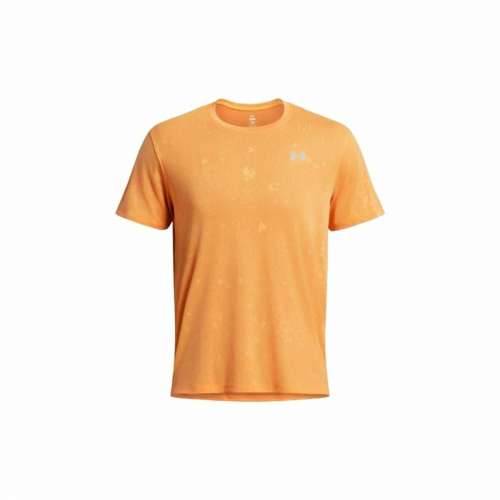Muška Majica Kratkih Rukava Under Armour Launch Tamno narančasta Cijena