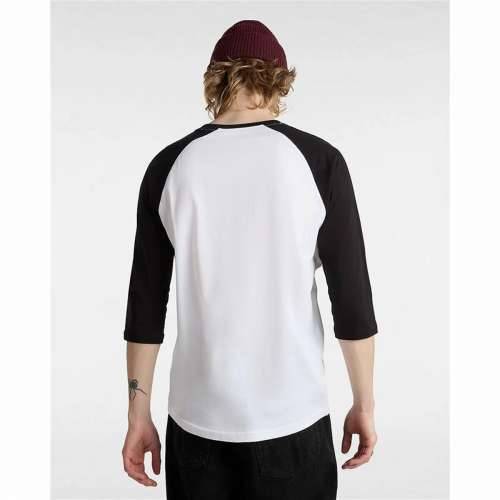 Sportska Majica Kratkih Rukava Vans Style 76 Raglan Bijela Cijena