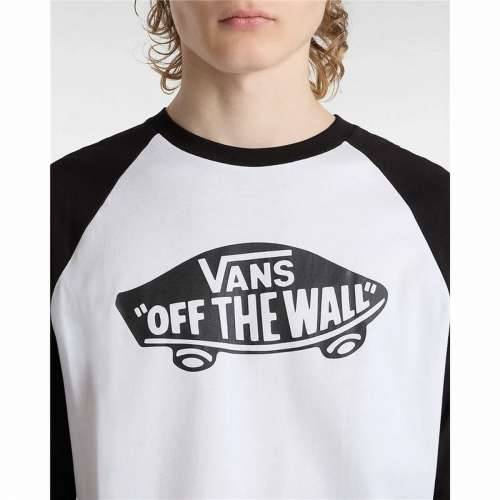 Sportska Majica Kratkih Rukava Vans Style 76 Raglan Bijela Cijena