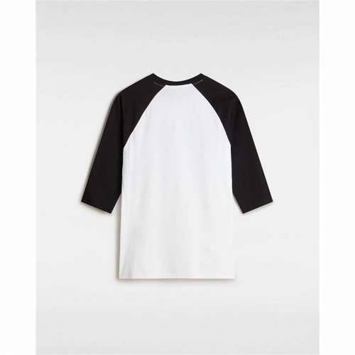 Sportska Majica Kratkih Rukava Vans Style 76 Raglan Bijela Cijena