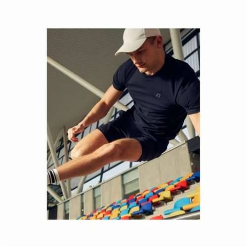 Muška Majica Kratkih Rukava Russell Athletic Mornarsko plava Cijena