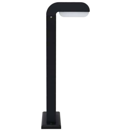 Vrtna LED svjetiljka 9 W crna ovalna - 16 x 10 x 50 cm 1 Cijena