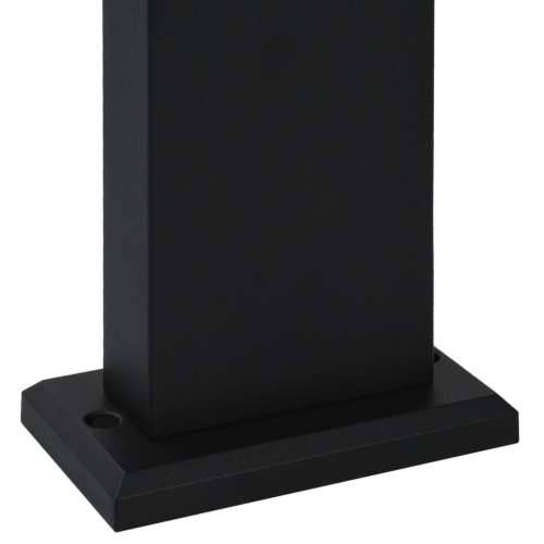 Vrtna LED svjetiljka 9 W crna ovalna - 16 x 10 x 50 cm 1 Cijena