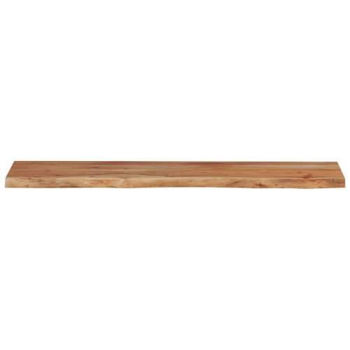 Zidna polica 110x20x2,5 cm pravokutna bagremovo drvo živi rub - Prirodna 110 x 20 x 2.5 cm 1 Masivno bagremovo drvo Cijena