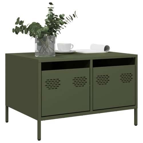 TV ormarić maslinastozeleni 68x50x43,5 cm hladno valjani čelik - Zelena 1 Cijena