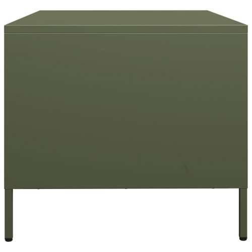 TV ormarić maslinastozeleni 68x50x43,5 cm hladno valjani čelik - Zelena 1 Cijena