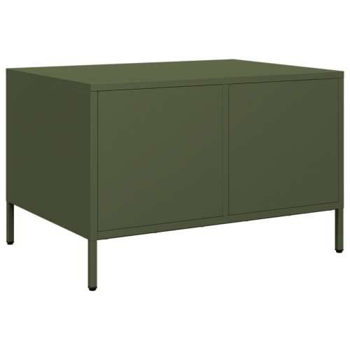 TV ormarić maslinastozeleni 68x50x43,5 cm hladno valjani čelik - Zelena 1 Cijena