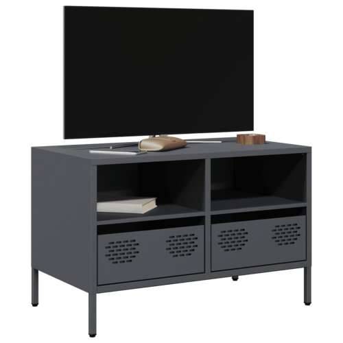 TV ormarić antracit 68x39x43,5 cm hladno valjani čelik - Antracit 1 68 cm Cijena