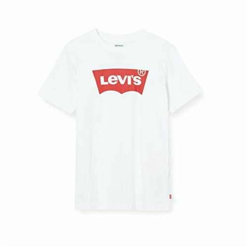 Dječja Majica Kratkih Rukava Levi’s 8E8157 Bijela (14 Godina) Cijena