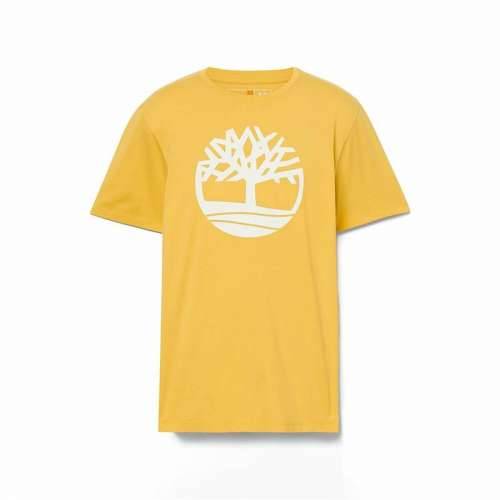 Muška Majica Kratkih Rukava Timberland Kennebec River Tree Logo Short Rumena Cijena