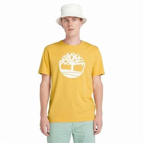Muška Majica Kratkih Rukava Timberland Kennebec River Tree Logo Short Rumena Cijena