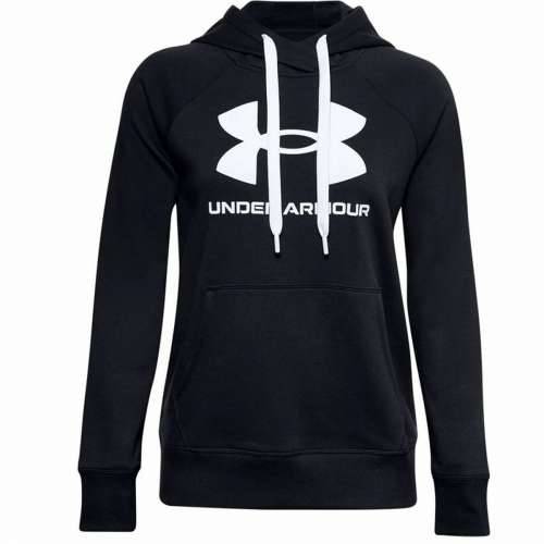 Ženska Majica s Kapuljačom Under Armour Rival Fleece Crna Cijena
