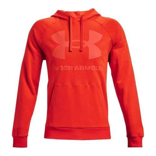 Muška Majica s Kapuljačom Under Armour Rival Fleece Big Logo Oranžna Cijena