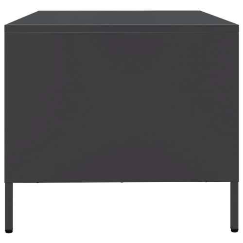 TV ormarić crni 68x50x43,5 cm hladno valjani čelik - Crna 1 Cijena