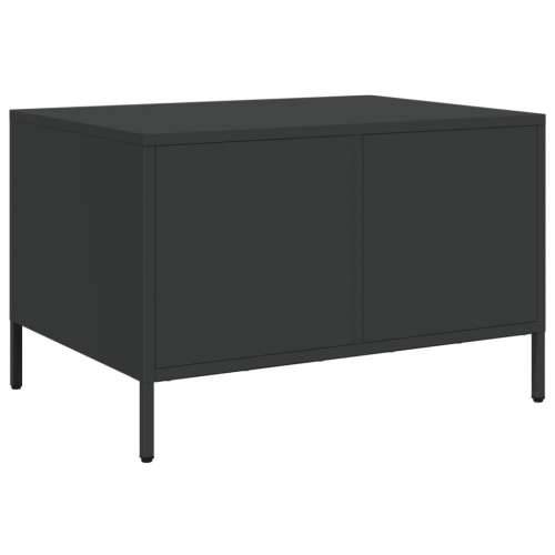 TV ormarić crni 68x50x43,5 cm hladno valjani čelik - Crna 1 Cijena