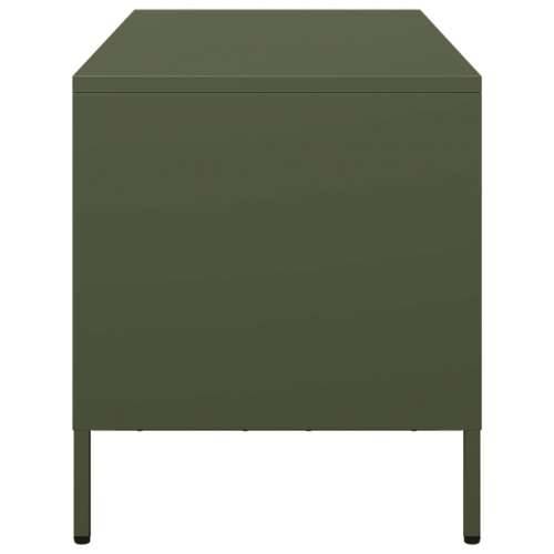 TV ormarić maslinastozeleni 68x39x43,5 cm hladno valjani čelik - Maslinovo zelena 1 68 cm Cijena