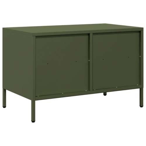 TV ormarić maslinastozeleni 68x39x43,5 cm hladno valjani čelik - Maslinovo zelena 1 68 cm Cijena