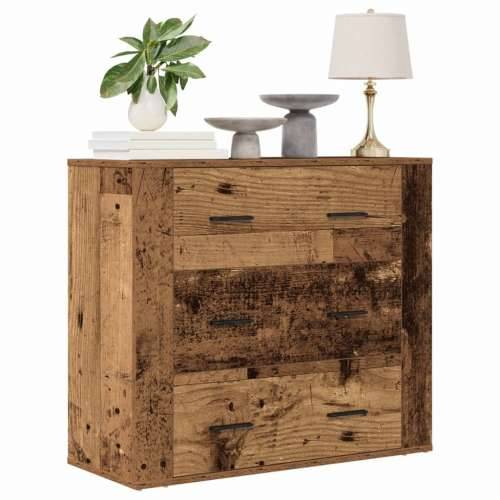 Komoda boja starog drva 80 x 33 x 70 cm od konstruiranog drva - Staro drvo 1 Cijena