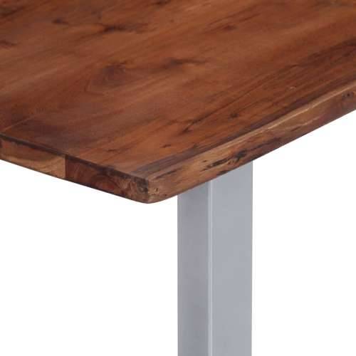 Stolić za kavu sa živim rubovima 115x60x40 cm od drva bagrema - Smeđa 1 115 cm Cijena