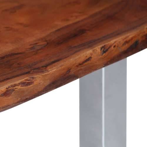 Stolić za kavu sa živim rubovima 115x60x40 cm od drva bagrema - Smeđa 1 115 cm Cijena