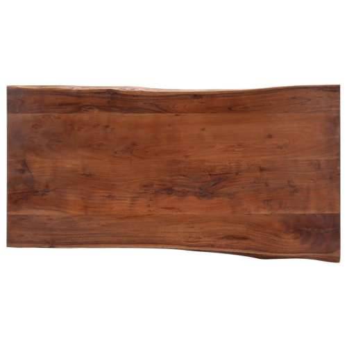 Stolić za kavu sa živim rubovima 115x60x40 cm od drva bagrema - Smeđa 1 115 cm Cijena