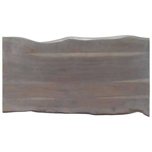 Stolić za kavu sa živim rubovima 115x60x40 cm masivno bagremovo drvo - Siva 1 115 cm Cijena