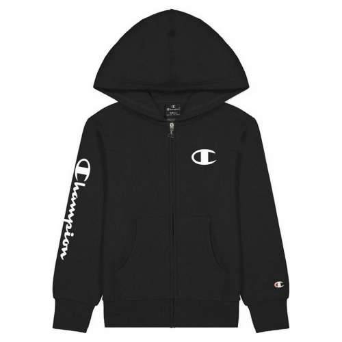 Muška Sportska Jakna Champion Full Zip Logo Boy Crna Cijena