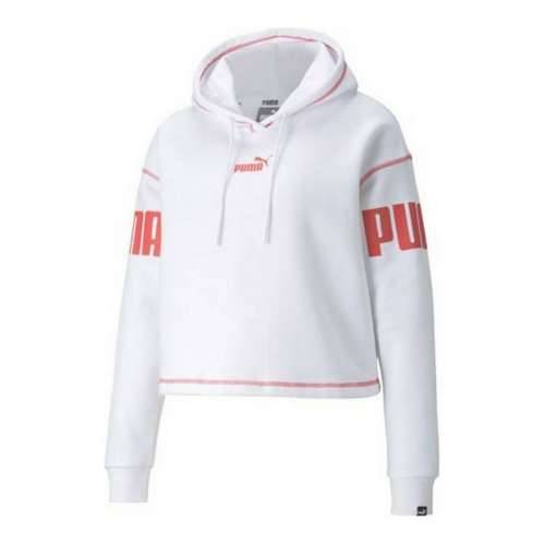 Ženska Majica s Kapuljačom Puma Power Hoodie Fl Bijela Cijena