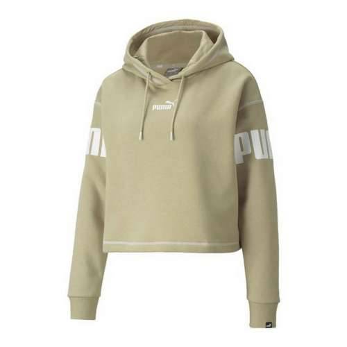 Ženska Majica s Kapuljačom Puma Power Hoodie Fl Bež Cijena