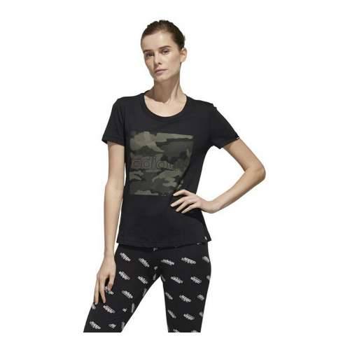 Ženska Majica Kratkih Rukava Adidas  Boxed Como Graphic Crna Cijena