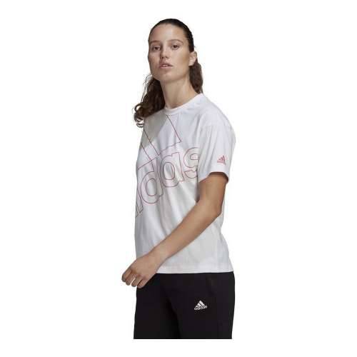 Ženska Majica Kratkih Rukava Adidas Giant Logo Bijela Cijena
