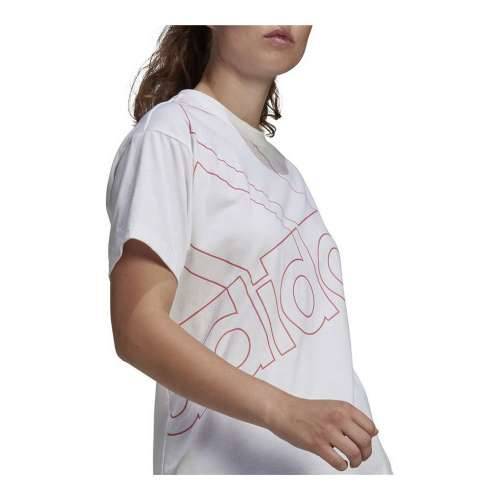 Ženska Majica Kratkih Rukava Adidas Giant Logo Bijela Cijena