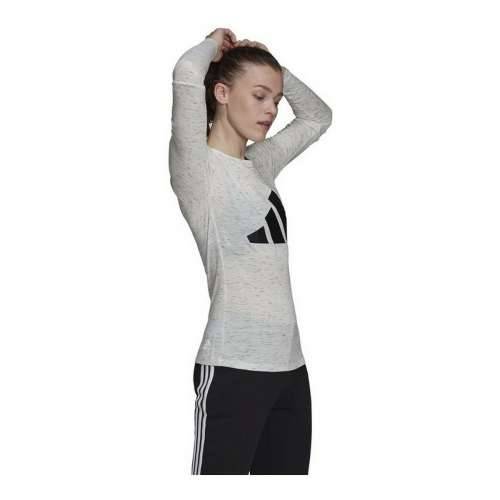 Ženska majica dugih rukava Adidas Icons Winners 2.0 Bijela Cijena