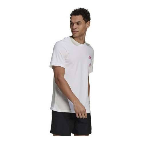 Muška Majica Kratkih Rukava Adidas Essentials Gradient Bijela Cijena