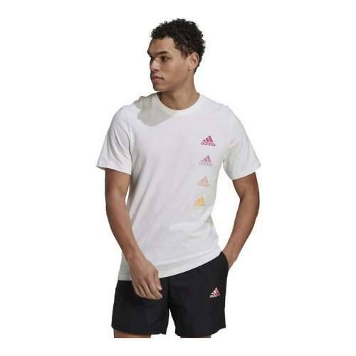 Muška Majica Kratkih Rukava Adidas Essentials Gradient Bijela Cijena