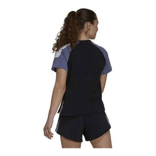 Ženska Majica Kratkih Rukava Adidas Sportswear Colorblock Crna Cijena