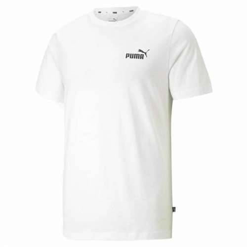 Muška Majica Kratkih Rukava Puma Essentials Small Logo Bijela Cijena