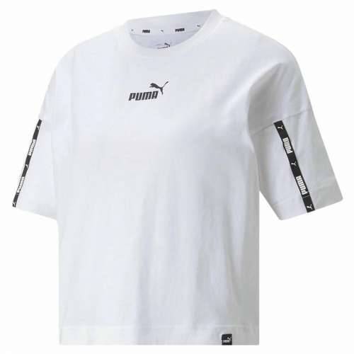 Ženska Majica Kratkih Rukava Puma Power Tape Cropped Bijela Cijena