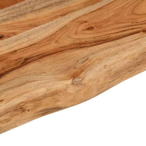 Zidna polica 180x20x2,5 cm pravokutna bagremovo drvo živi rub - Prirodna 180 x 20 x 2.5 cm 1 Masivno bagremovo drvo Cijena