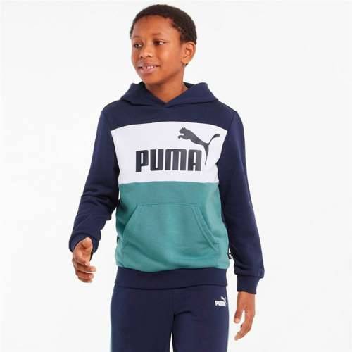 Unisex Majica s Kapuljačom Puma Essential Colorblock Tamno plava Cijena